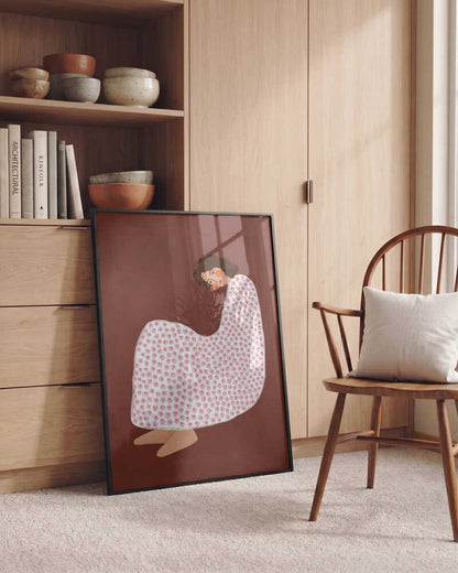 Cozy Dotted Woman
