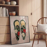 Elegant Floral Slippers