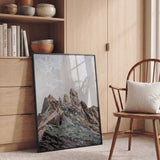 Earthy Textured Mountains