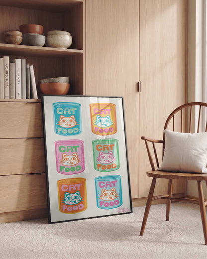 Pop Art Cat Food