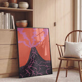 Vibrant Volcano Eruption