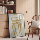 Whimsical Striped Cat