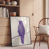 Elegant Violet Hummingbird