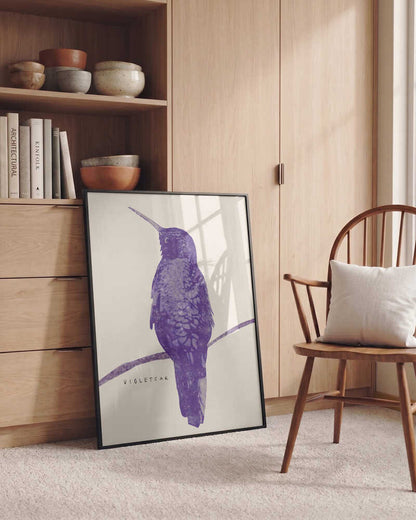 Elegant Violet Hummingbird