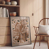 Earthy Floral Collage