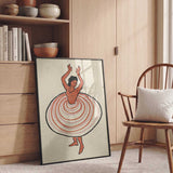 Vibrant Cancan Dancer