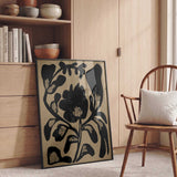 Black Botanical Silhouette