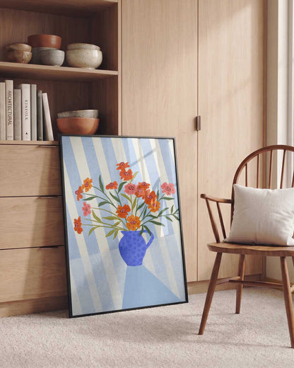 Cheerful Floral Pitcher