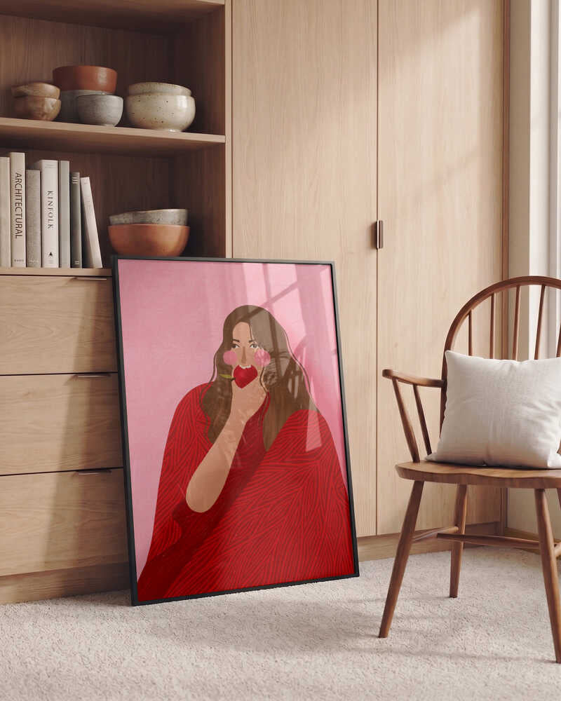 Cozy Woman Apple