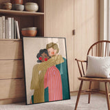 Loving Couple Embrace