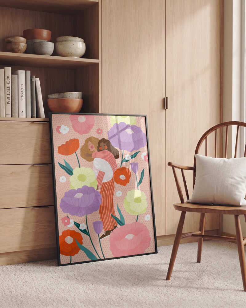 Joyful Floral Embrace