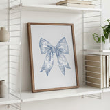 Classic Blue Bow