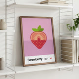 Strawberry Half Illustration