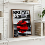 Brutalist Red Circle
