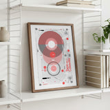 Retro Geometric Tape Cassette