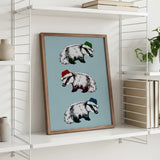 Christmas Badgers