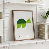 Geometric Green Turtle