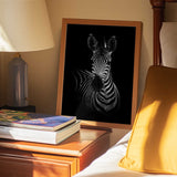 Striking Zebra Portrait