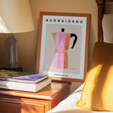 Colorful Moka Pot Espresso
