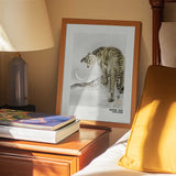 Roaring Tiger Art Poster