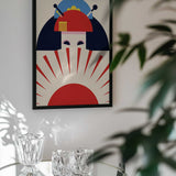 Japanese Geisha Rising Sun