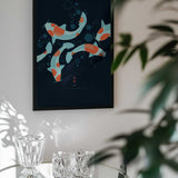 Graceful Koi Swim