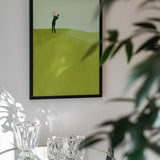 Golfer's Green Swing