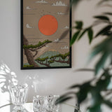 Rising Sun Over Fuji