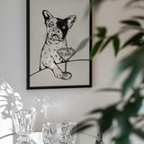 French Bulldog Martini