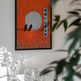 Orange Sky Birds