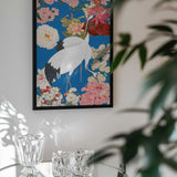 Japanese Cranes Floral Art