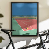 Tennis Court In the Desert