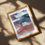Gold Blush Abstract Layers
