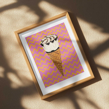 Pop Art Ice Cream Cone