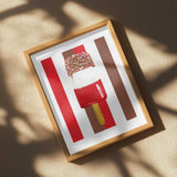 Layered Popsicle With Sprinkles
