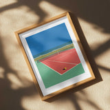 Tennis Court In the Desert