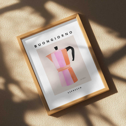 Colorful Moka Pot Espresso