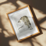 Roaring Tiger Art Poster