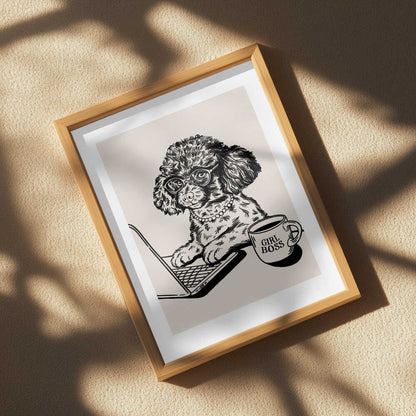 Poodle Girl Boss