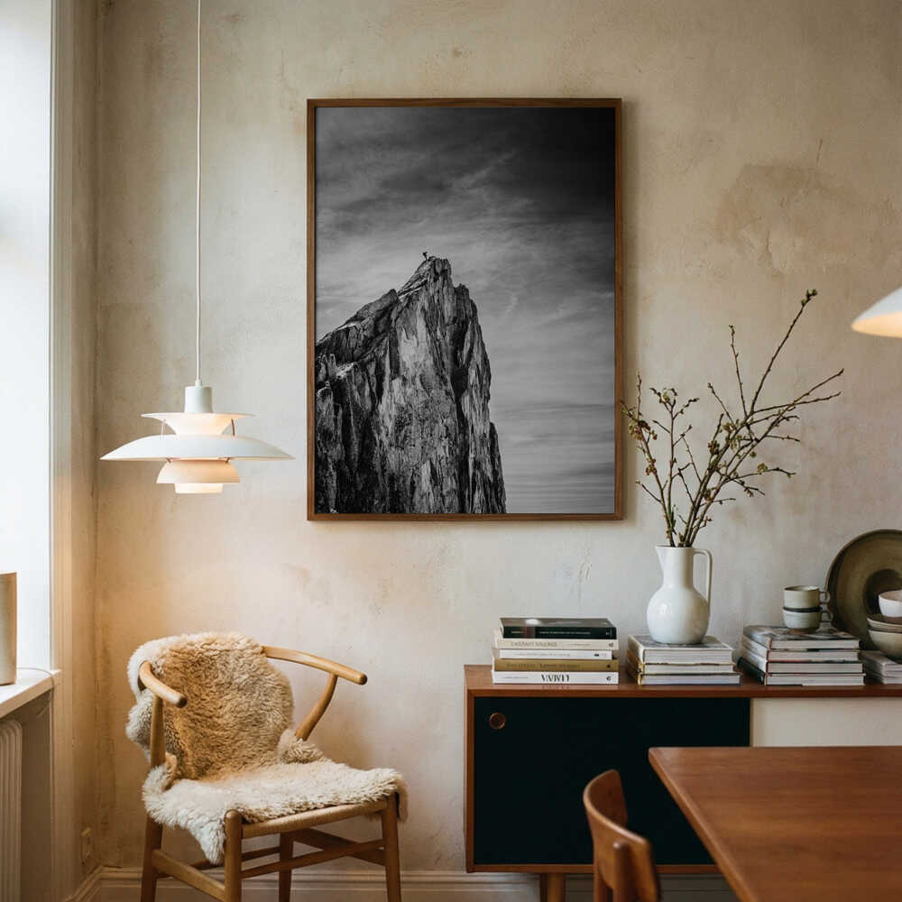 Dramatic Peak Climber