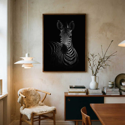 Striking Zebra Portrait