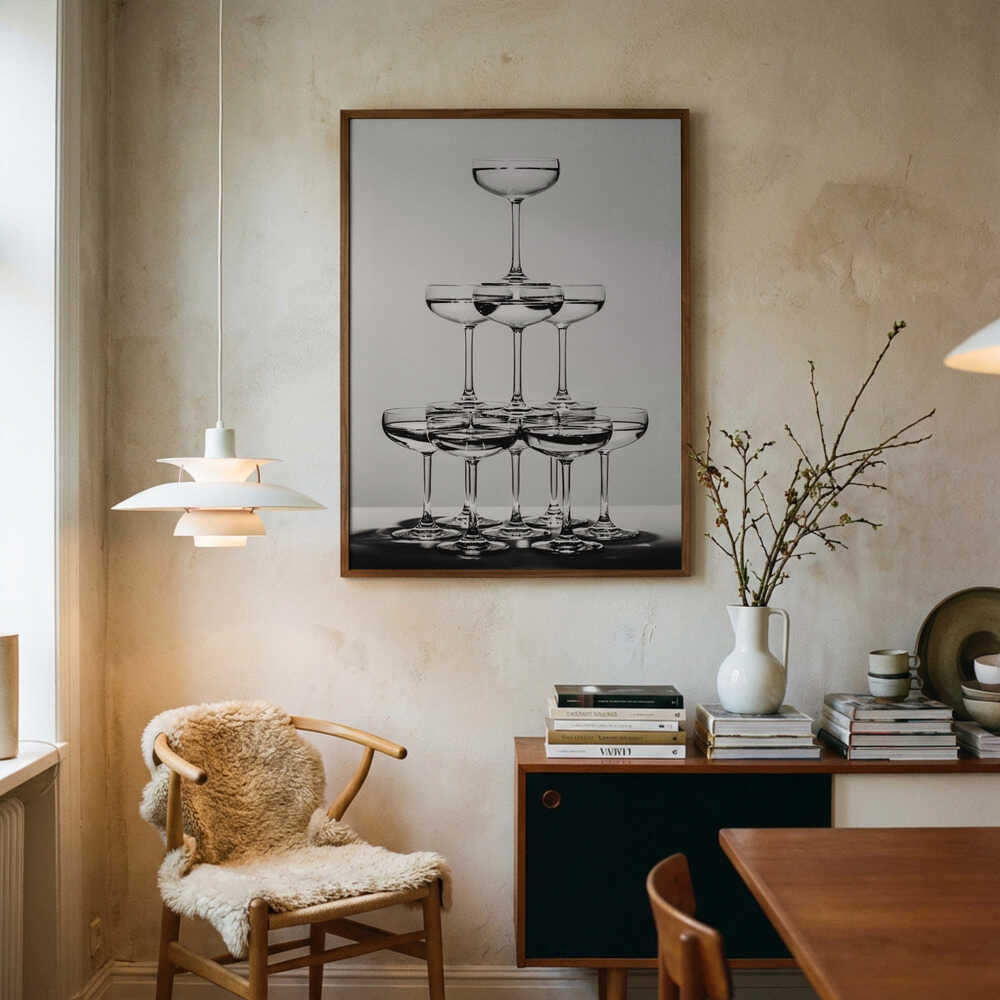 Elegant Glass Pyramid