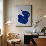 Blue Reclining Figure