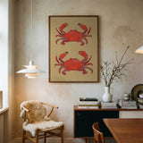 Vibrant Red Crabs