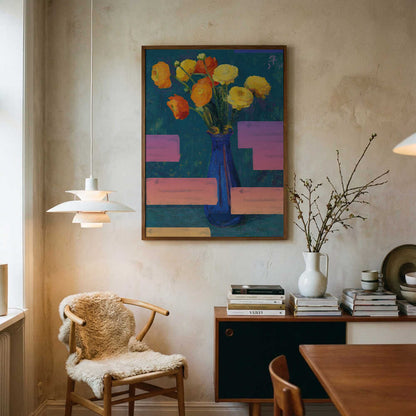 Vibrant Ranunculus Painting