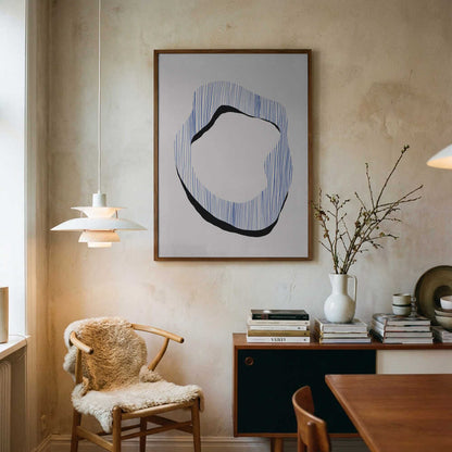 Abstract Blue Form
