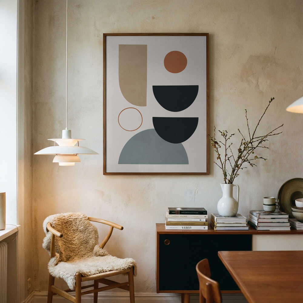 Earth Tone Geometric Shapes