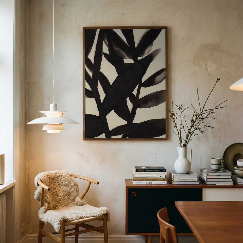 Branches in Black and Beige II