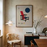 Red and Blue Chair