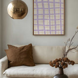 Soft Lavender Grid